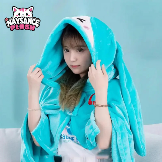 Hatsune Miku Hooded Cloak Blanket